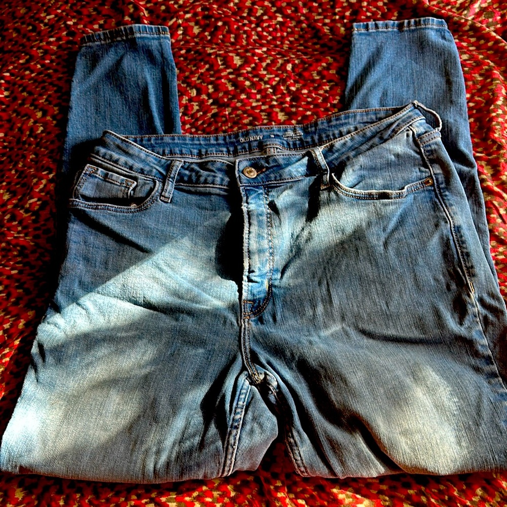 High rise super skinny jeans